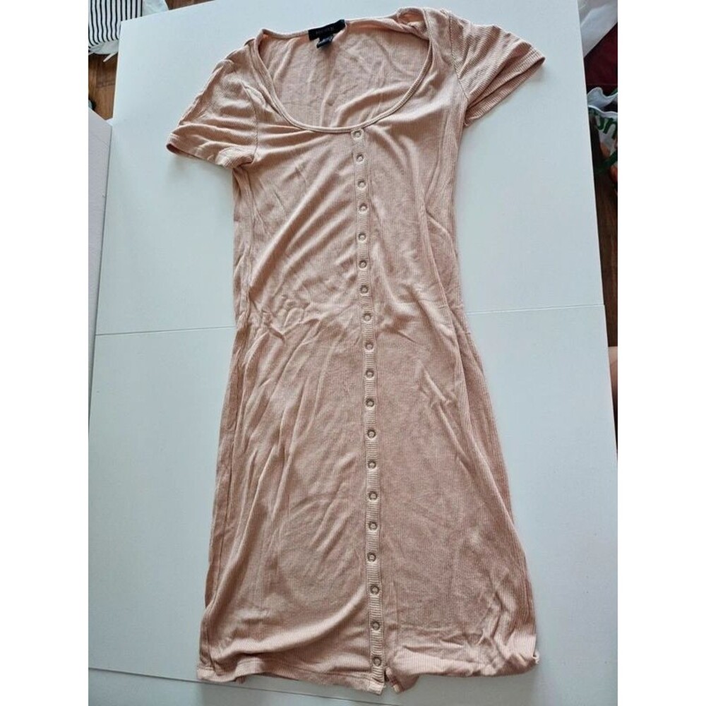 Biege T-Shirt Dress Size Small Forever 21
